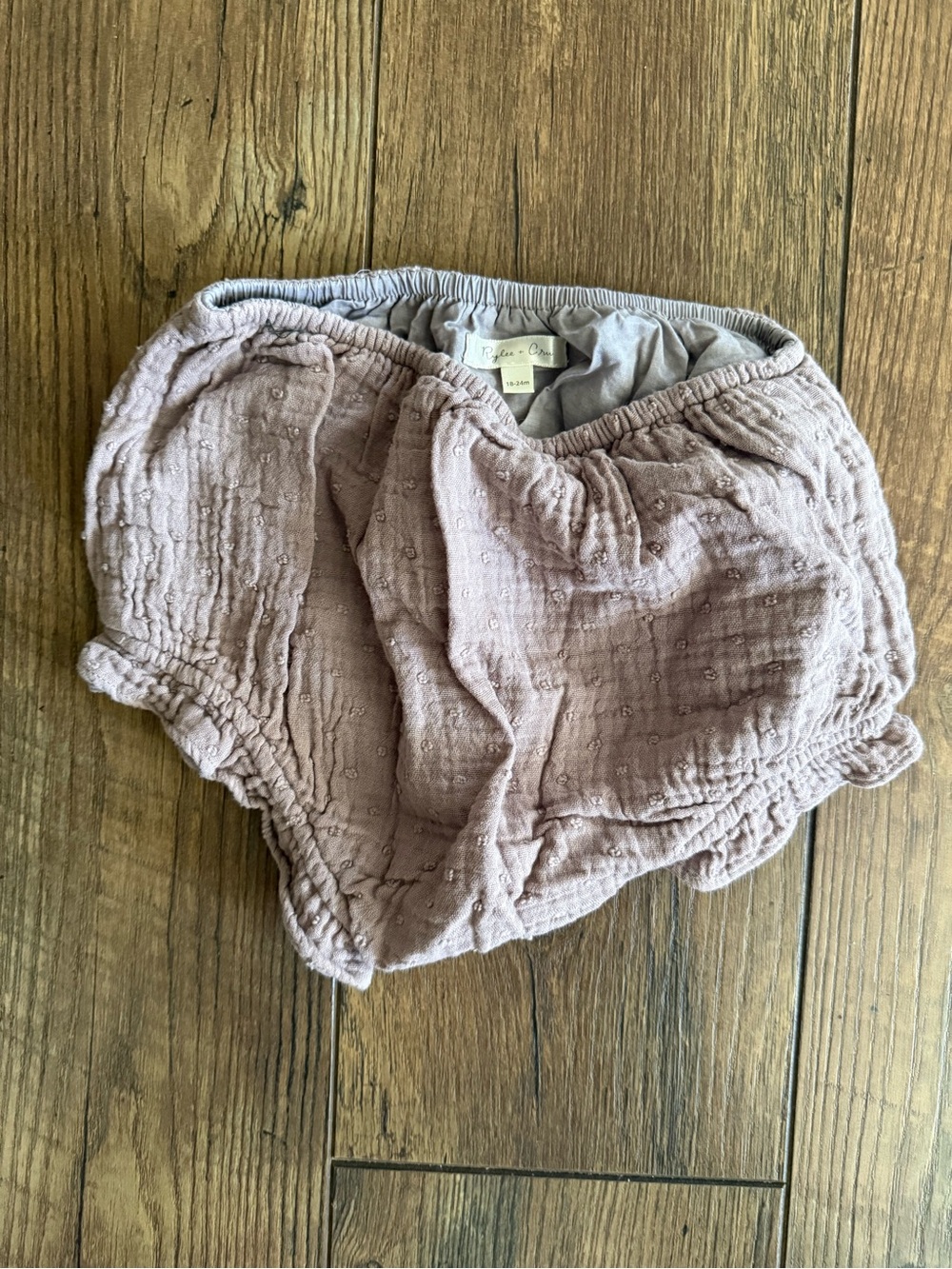Rylee + Cru Baby Bloomer Shorts in Dusty Mauve